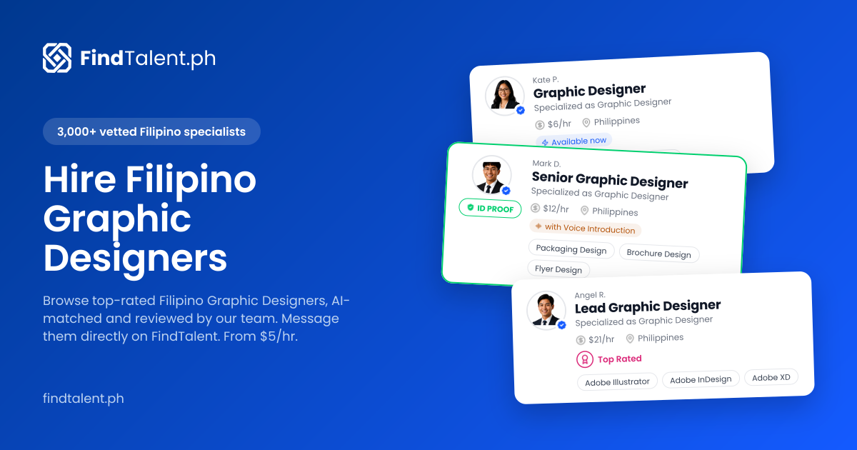 Hire Filipino Graphic Designers | FindTalent